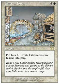 Icatian Town (Classic 6th Edition) Light Play