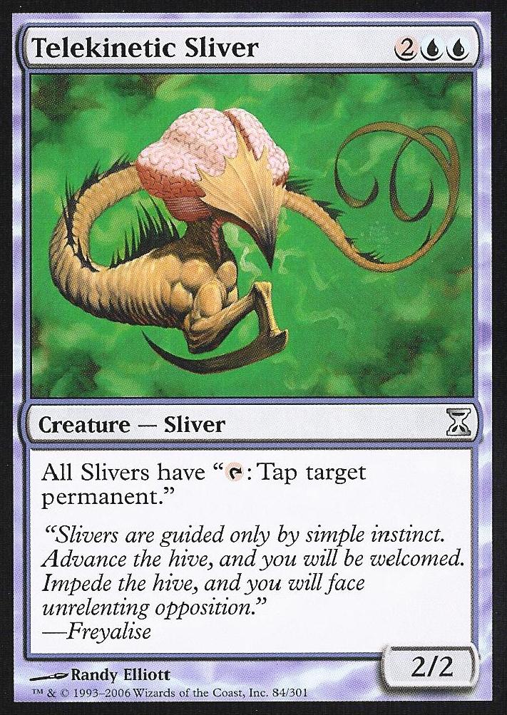 Telekinetic Sliver (Time Spiral) Near Mint Foil