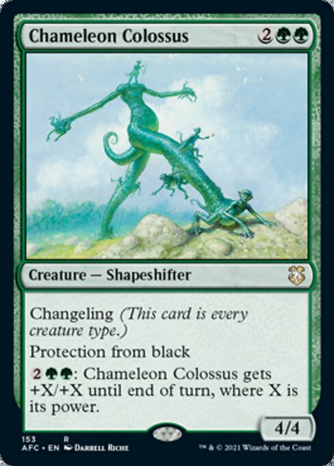 Chameleon Colossus (Commander 2021 Forgotten Realms) Near Mint
