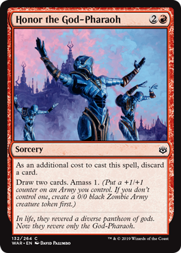 Honor the God-Pharaoh (War of the Spark) Near Mint Foil