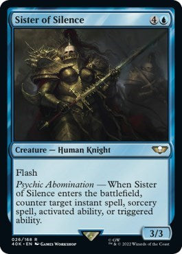 Sister of Silence (Surge Foil) (Universes Beyond: Warhammer 40K) Near Mint