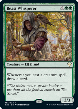 Beast Whisperer (Commander 2020 Ikoria) Near Mint
