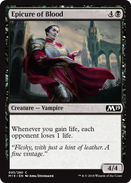 Epicure of Blood (Magic 2019 Core Set) Near Mint