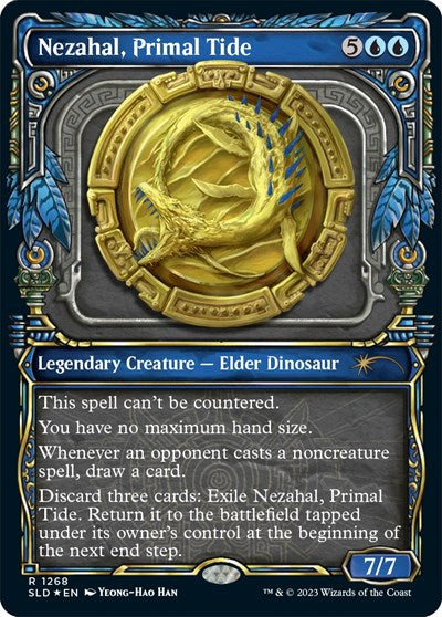 Nezahal, Primal Tide (Halo Foil) (Secret Lair) Near Mint