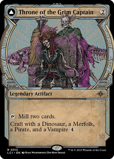 Throne of the Grim Captain (Showcase) (The Lost Caverns of Ixalan) Near Mint