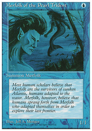 Merfolk of the Pearl Trident (4th Edition) Light Play