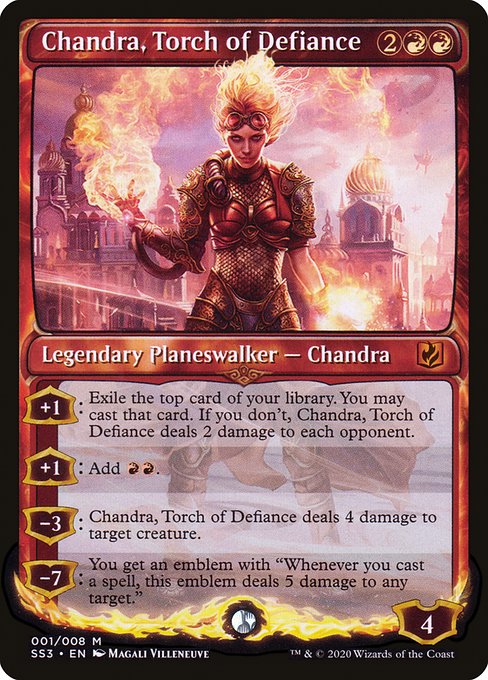 Chandra, Torch of Defiance (Signature Spellbook: Chandra) Near Mint Foil