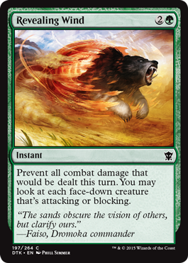 Revealing Wind (Dragons of Tarkir) Near Mint