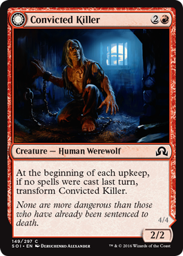 Convicted Killer (Branded Howler) (Shadows Over Innistrad) Near Mint Foil