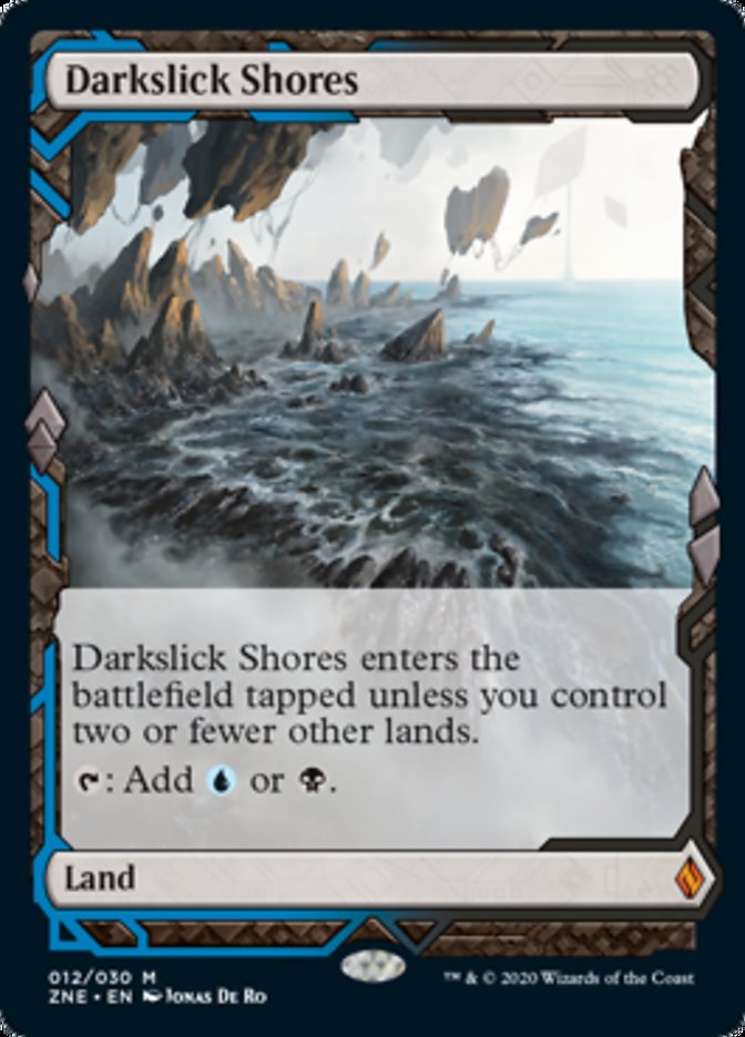 Darkslick Shores (Zendikar Rising Expeditions) Near Mint Foil