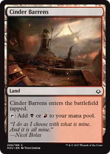 Cinder Barrens (Hour of Devastation) Near Mint