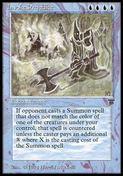 Invoke Prejudice (Legends) Near Mint Italian