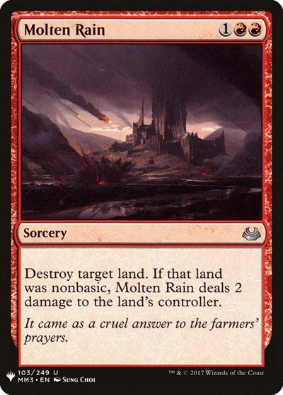 Molten Rain (Mystery Booster) Near Mint