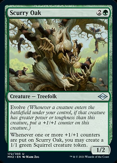 Scurry Oak (Modern Horizons 2) Near Mint Foil