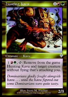 Hunting Kavu (Invasion) Near Mint