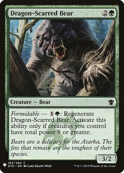Dragon-Scarred Bear (Mystery Booster) Near Mint