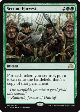 Second Harvest (Shadows Over Innistrad) Near Mint Foil