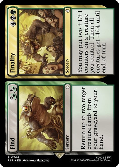Find / Finality (Surge Foil) (Universes Beyond: Fallout) Near Mint