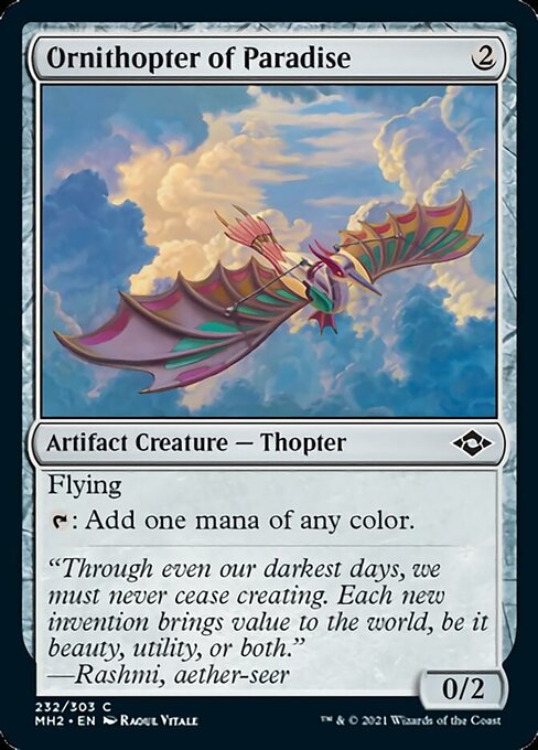Ornithopter of Paradise (Modern Horizons 2) Near Mint Foil