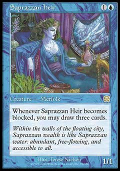 Saprazzan Heir (Mercadian Masques) Near Mint Italian