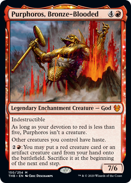Purphoros, Bronze-Blooded (Theros Beyond Death) Near Mint