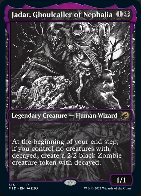 Jadar, Ghoulcaller of Nephalia (Showcase) (Innistrad: Midnight Hunt) Near Mint Foil