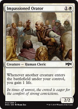 Impassioned Orator (Ravnica Allegiance) Near Mint