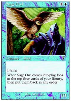 Sage Owl (7th Edition) Near Mint