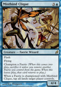 Mistbind Clique (Lorwyn) Light Play Foil