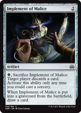 Implement of Malice (Aether Revolt) Near Mint Foil