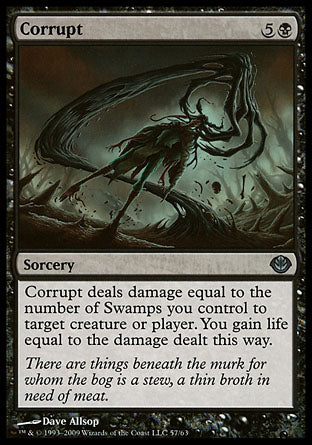 Corrupt (Duel Decks: Garruk vs Liliana) Near Mint