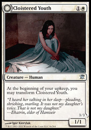 Cloistered Youth (Unholy Fiend) (Innistrad) Near Mint Foil Chinese