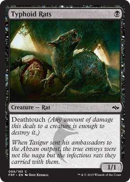 Typhoid Rats (Fate Reforged) Near Mint Foil