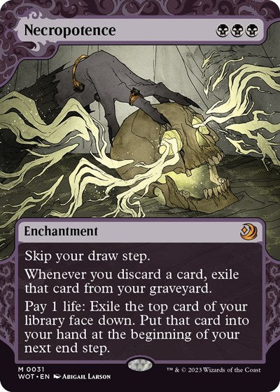 Necropotence (Wilds of Eldraine: Enchanting Tales) Near Mint