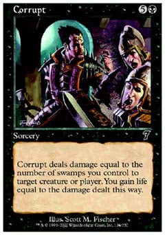 Corrupt (7th Edition) Near Mint Foil
