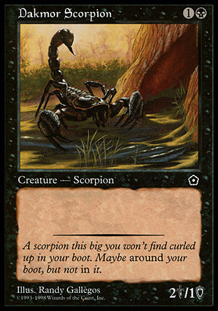 Dakmor Scorpion (Portal Second Age) Near Mint