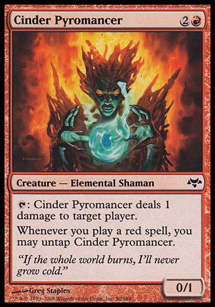 Cinder Pyromancer (Eventide) Near Mint Foil