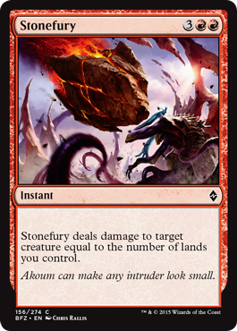 Stonefury (Battle for Zendikar) Near Mint Foil