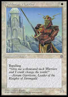 Kjeldoran Warrior (Ice Age) Light Play French