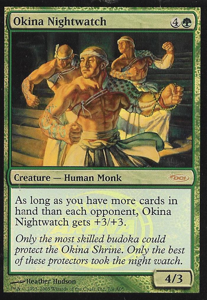 Okina Nightwatch (DCI Arena) (Promotional Cards) Near Mint Foil