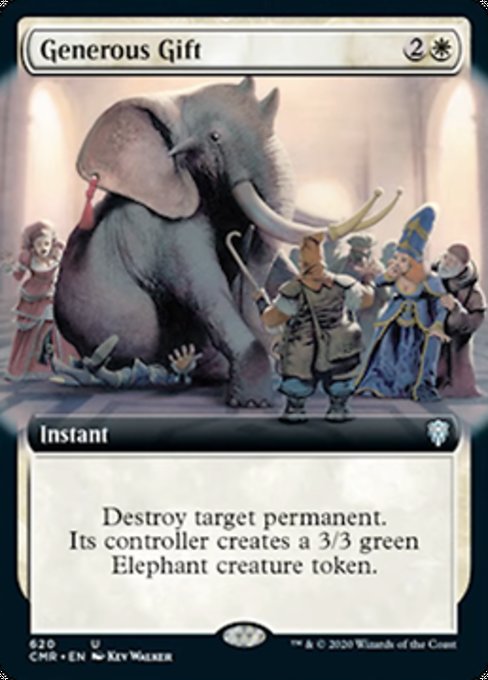 Generous Gift (Extended Art) (Commander Legends) Near Mint