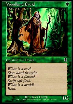Woodland Druid (Odyssey) Near Mint Foil