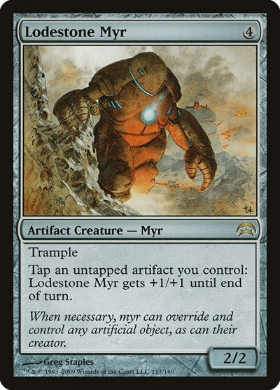 Lodestone Myr (Planechase) Light Play