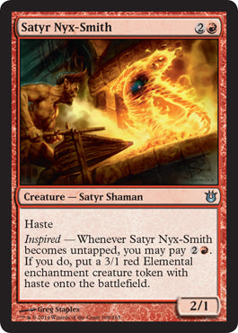 Satyr Nyx-Smith (Born of the Gods) Near Mint Foil