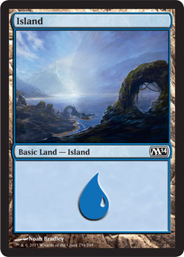 Island (234) (Magic 2014 Core Set) Near Mint Foil