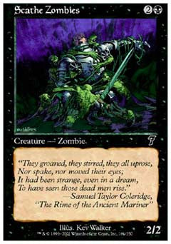 Scathe Zombies (7th Edition) Near Mint Foil