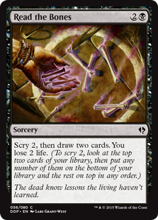 Read the Bones (Duel Decks: Zendikar vs Eldrazi) Near Mint