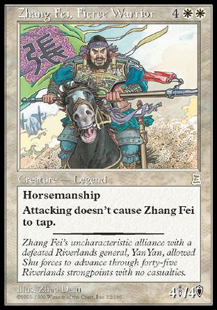 Zhang Fei, Fierce Warrior (Portal Three Kingdoms) Near Mint Chinese