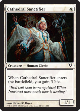 Cathedral Sanctifier (Avacyn Restored) Near Mint Foil