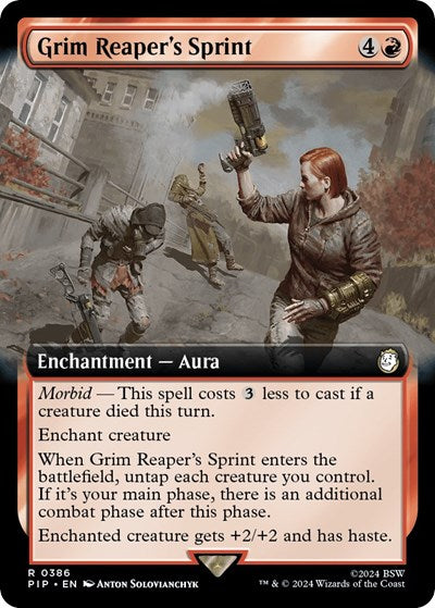 Grim Reaper's Sprint (Extended Art) (Universes Beyond: Fallout) Near Mint